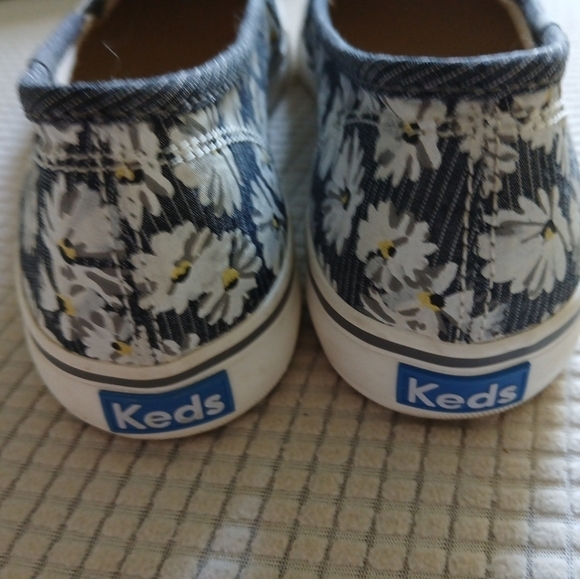 Keds Dream Foam Womens Size 8.5 Gray Floral Print Shoes - Picture 4 of 6